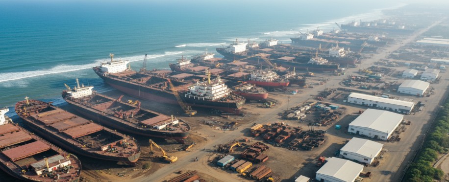 India Becomes the World's Largest Ship Recycling Nation Five Years Before the 2030 Target