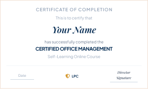 Earn Your LPC Certificate of Completion