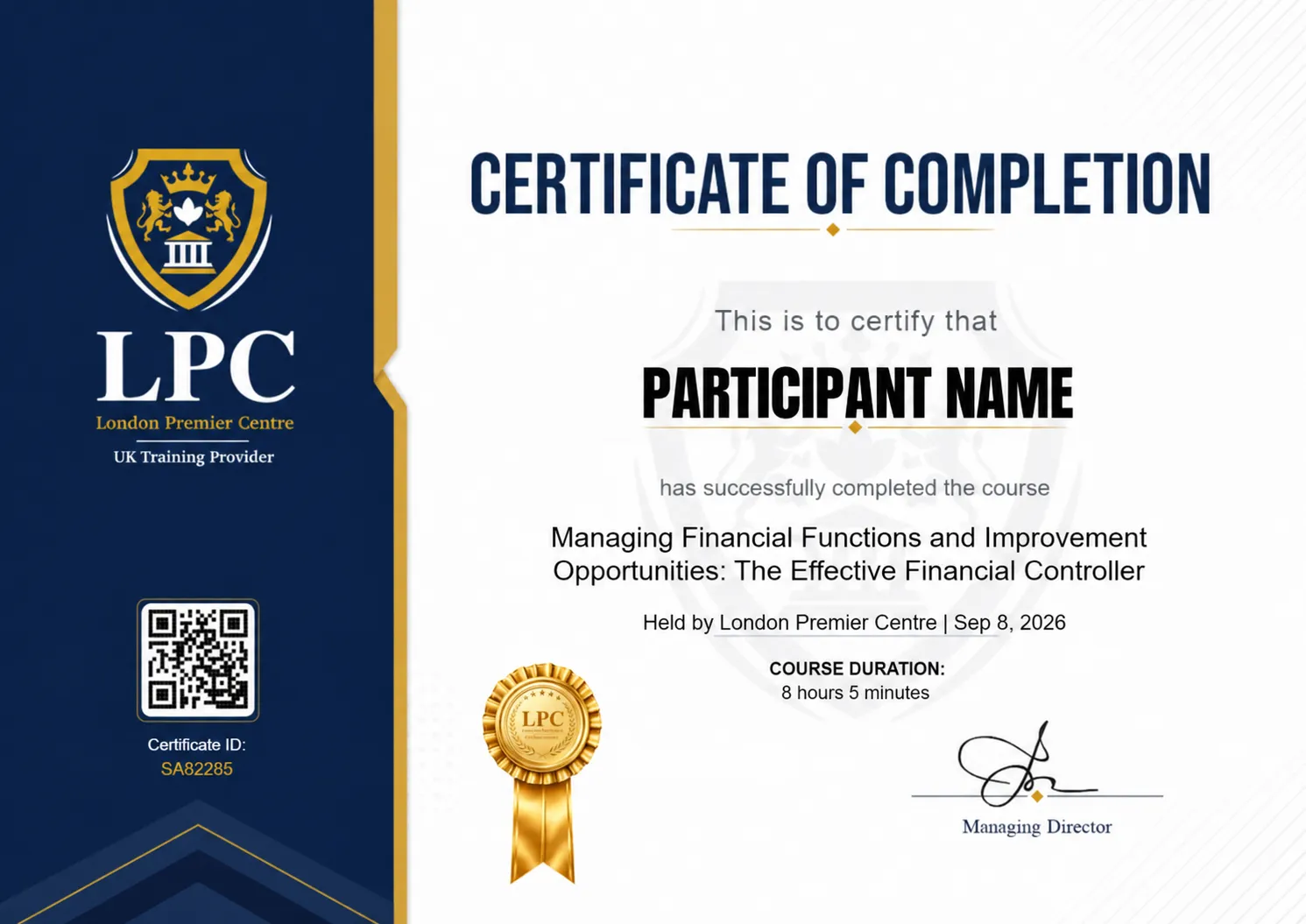 Earn Your LPC Certificate of Completion